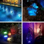 Merülő 10 LED-es RGB medence világítás távirányítóval