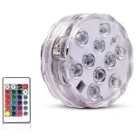 Merülő 10 LED-es RGB medence világítás távirányítóval