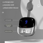 Elektromos nyakmasszírozó, medál alakú, 4 rezgési program, 9 erősségi fokozat, 3 melegítő program