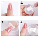 Szilikon körömnyomda fej szett sablonokkal 