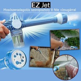   EZ JET multifunkciós szórópisztoly, beépített tisztítószer adagolóval, 8 állásos szórófejjel