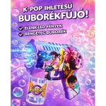 K-pop mintás világító buborékfújó 
