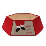 Karácsonyfa szoknya, karácsonyfatalp takaró szögletes 