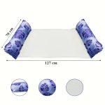 Vízen lebegő pálma mintás függőágy, hálós matrac 