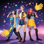 K-Pop Demonvadász Mira jelmez hajjal parókával