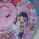 K-pop mintás beülős úszógumi repülő