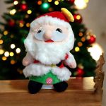 Visszabeszélő, hangutánzó, interaktív, Mikulás, Télapó USB-vel 