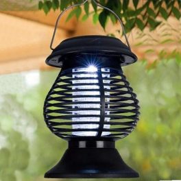 2 az 1-ben napelemes esti fény és rovarcsapda lámpás 