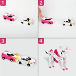 Mini ütköző autók, 2 az 1-ben átalakuló játék 