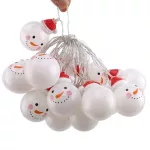 Hóemberes LED fényfűzér, 2 m-es 