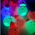 Hóemberes LED fényfűzér, 2 m-es 