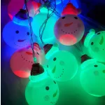 Hóemberes LED fényfűzér, 2 m-es 