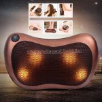 Elektromos nyakmasszírozó, masszázspárna, hordozható 