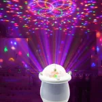 Kül- és beltéri zenélő hangulat lámpa, újratölthető, Bluetooth-os party fény