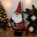 140cm-es karácsonyi skandináv manó, Mikulás, teleszkópos lábú 