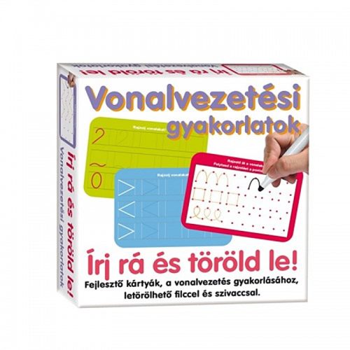 Írj rá és töröld le!-Vonalvezetési gyakorlatok 