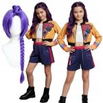 K-pop Rumi paróka + fonott copf 2 részes