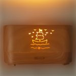 Láng diffúzor, aromaterápiás párásító