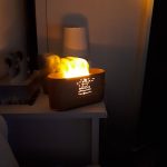 Láng diffúzor, aromaterápiás párásító