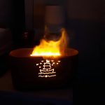 Láng diffúzor, aromaterápiás párásító