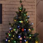 Mini gömb fényfűzér 200 db LED izzóval,10 méter hosszú, USB csatlakozóval