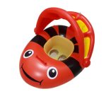 Felfújható, beülős, napfény tetös, árnyékolós méhecske úszógumi 