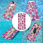 Lyukacsos, vízáteresztő felfújható matrac 188x88cm 