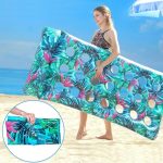 Lyukacsos, vízáteresztő felfújható matrac 188x88cm 