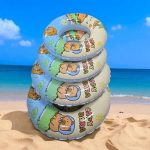 Capybara mintás úszógumi 60-70-80-90 cm 