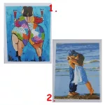 Diamond Painting gyémántszemes kirakó, gyémántfestő 20x30 cm , híres festmények, fotók 