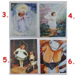 Diamond Painting gyémántszemes kirakó, gyémántfestő 20x30 cm , híres festmények, fotók 
