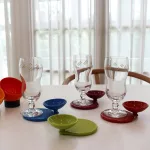 4 darabos 2in1 party poháralátét és nasi  tartó szett