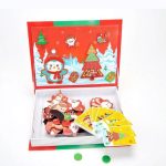 Mágneses karácsonyi puzzle könyv 68db-os