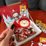 Mágneses karácsonyi puzzle könyv 68db-os