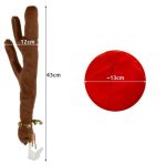 Karácsonyi rénszarvas agancs és orr autóra csengőkkel