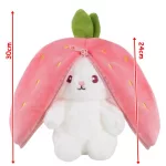 30cm-es plüss sárgarépa nyuszi, nyúl répában 