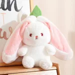 30cm-es plüss sárgarépa nyuszi, nyúl répában 