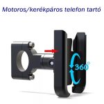 Motoros/kerékpáros telefontartó