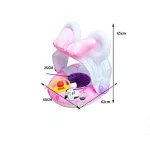 Disney, Minnie és Mickey , felfújható beülős, baba, gyerek úszógumi , levehető napfénytetővel