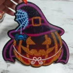 Halloween LED dekoráció tök tábla
