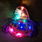 Halloween LED dekoráció tök tábla