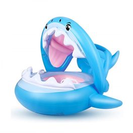    Felfújható,  beülős, Cápa úszógumi levehető napfénytetővel 