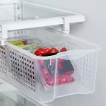 Hűtőszekrény rendszerező, kihúzható, levehető  tároló fiók 