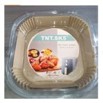 Szögletes Air Fryer , sütőpapír, meleglevegős fritőzhöz, sütéshez