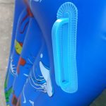 Felfújható, gyerek gumimatrac kapaszkodókkal  115x52 cm