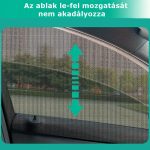 Univerzális napellenző, árnyékoló és rovarháló autók első-hátsó oldalablakaira, 4db