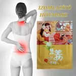 Izomlazító hőtapasz, gyömbér melegítő tapasz 10db 