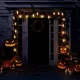 Halloweeni LED fényfüzér, világító szellemek, elemes