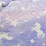 Puha, világító, kapucni pulcsi és takaró egyben, gyerekeknek 