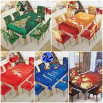Karácsonyi asztalterítő + 6db székhuzat